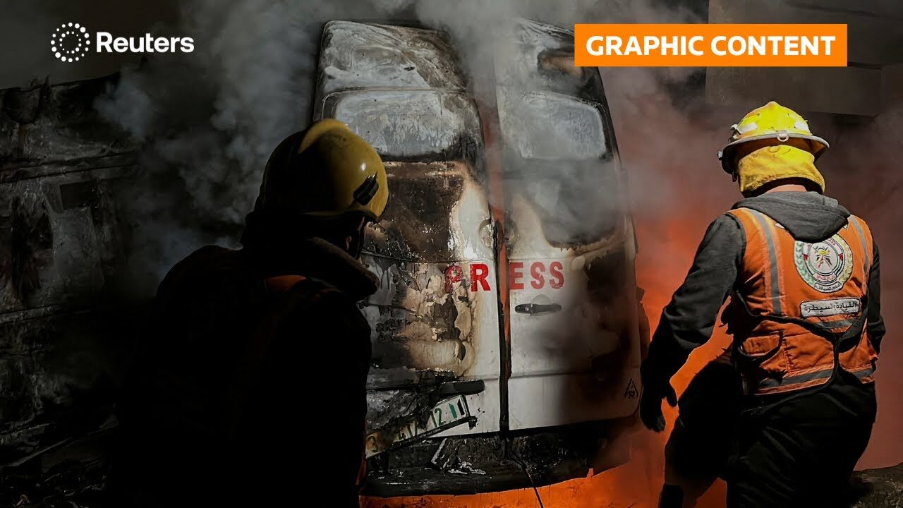 ADVERTENCIA GRÁFICA: Israel dice que atacó a militantes mientras Gaza dice que cinco periodistas fueron asesinados