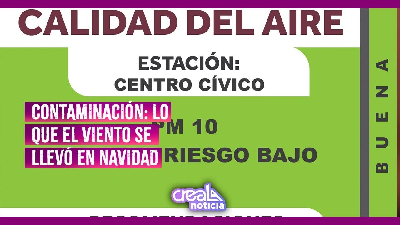 Contaminación: lo que el viento se llevó en navidad